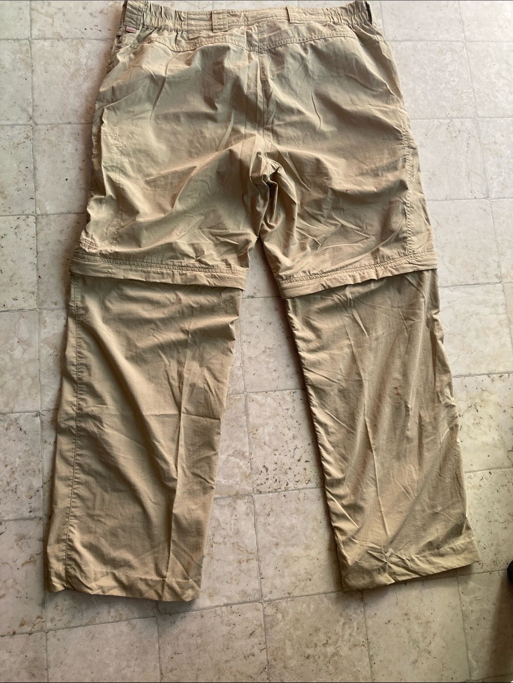 Women’s Convertible combination Casual Cargo Slacks Shorts in Khaki size 10